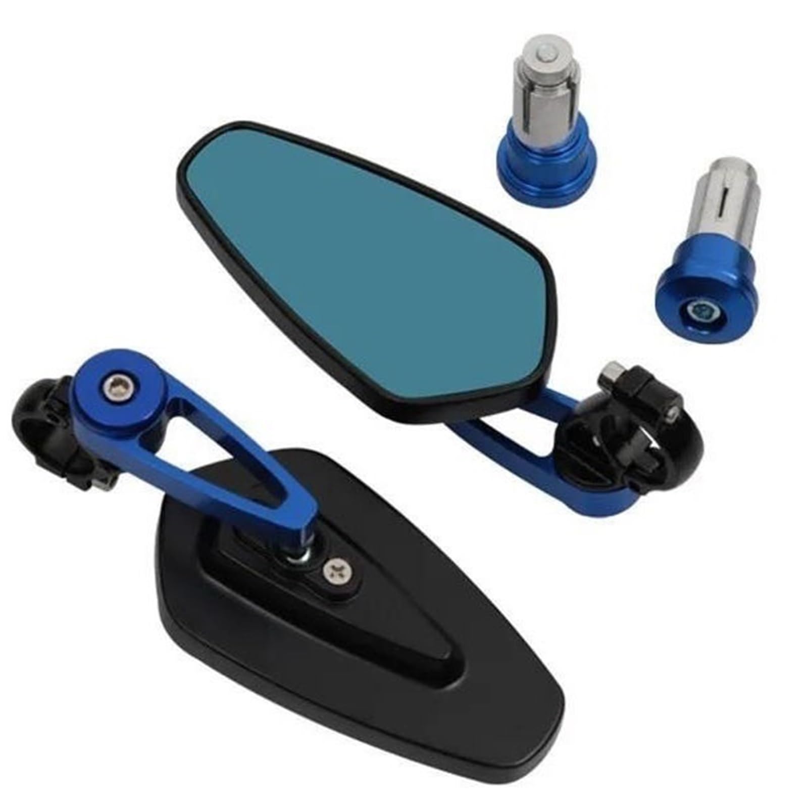 Rétroviseur guidon CB650R et CB1000R bleu en aluminium de haute précision - 6