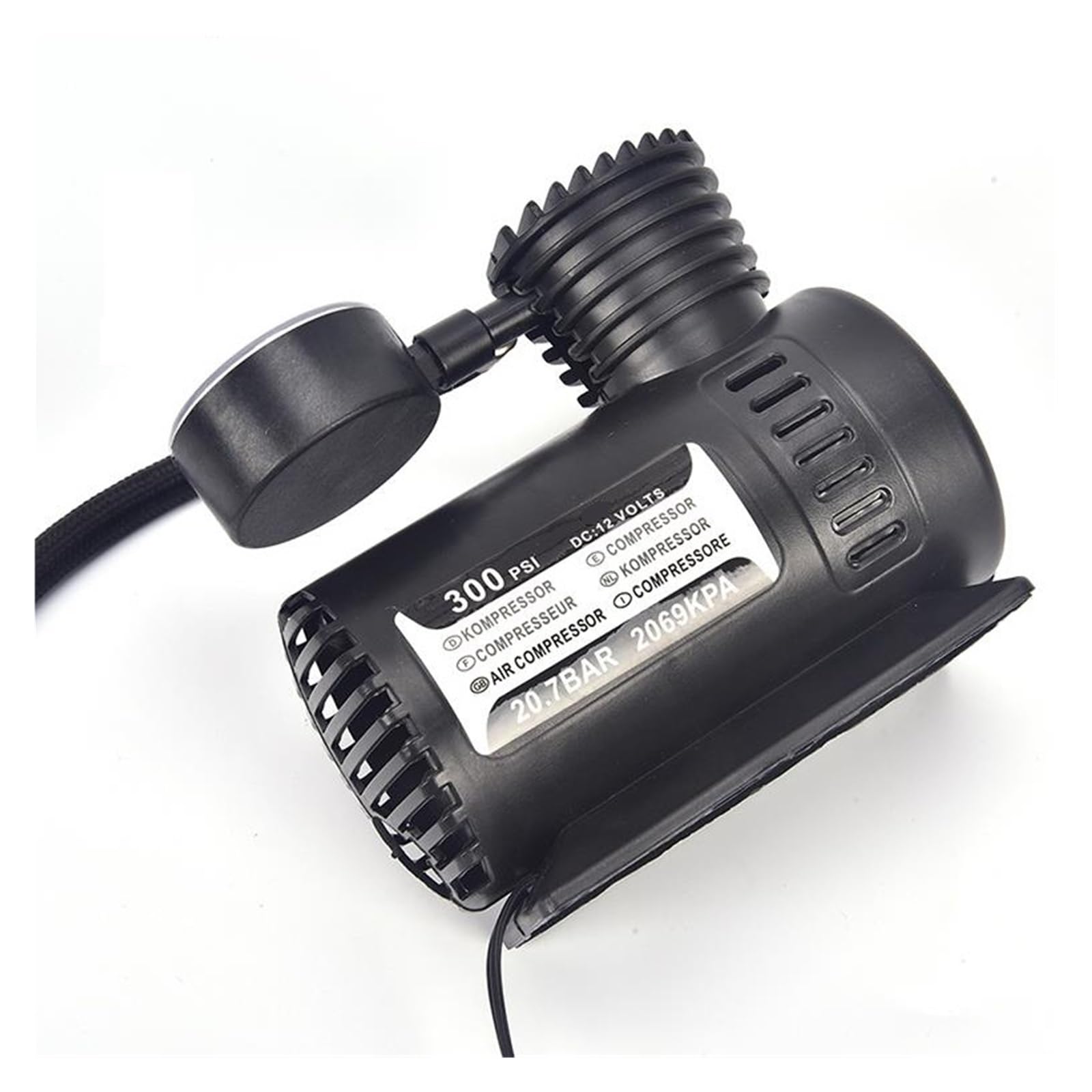 Sprężarka Powietrza 300PSI 12V Auto Samochód Elektryczna Pompa Do Pompowania W Oponach Mini Szybkie Pompowanie Wysiłku