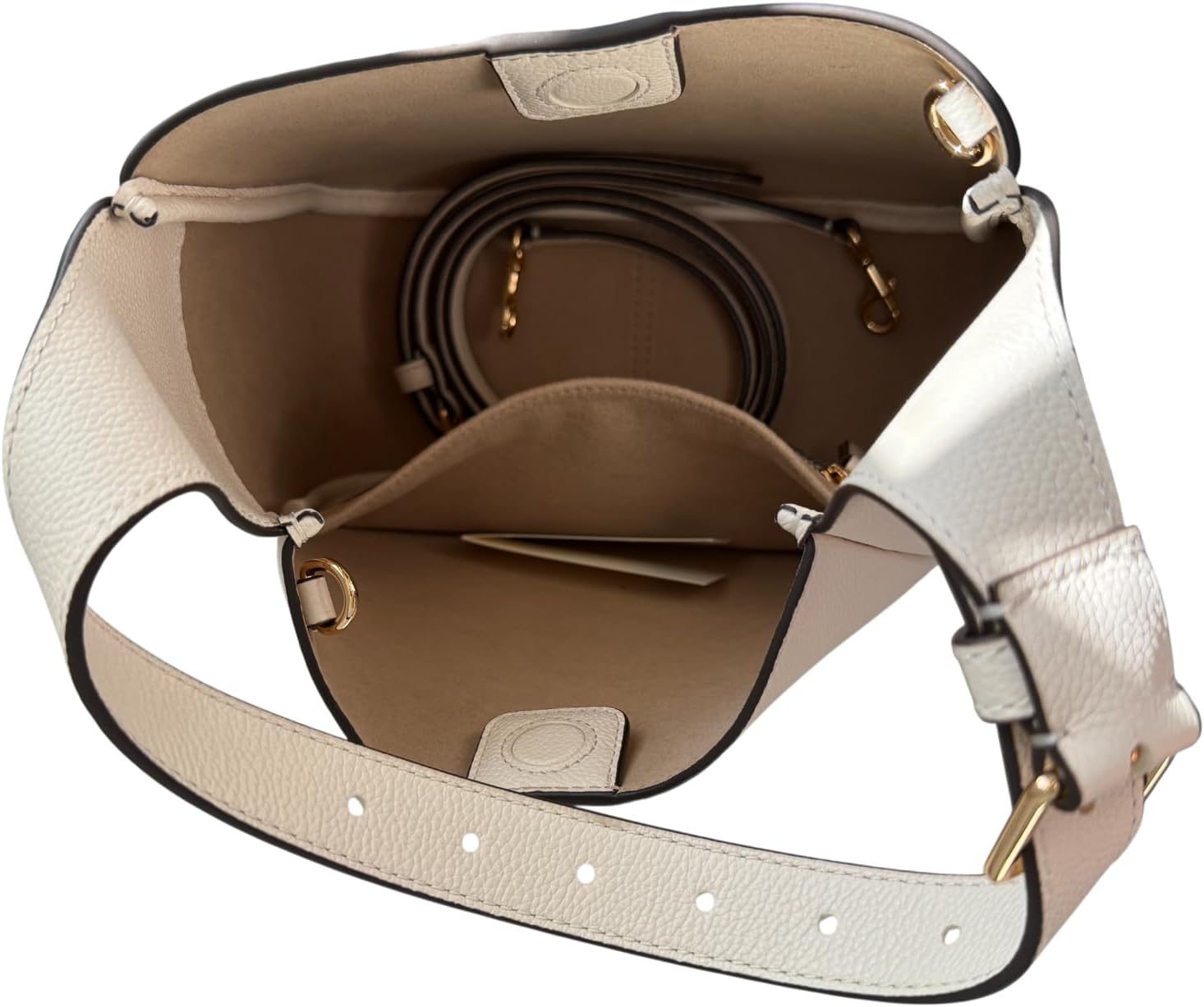 Tory Burch Women's Pebbled Leather Thea Small Slouchy Shoulder Bag - Image 6