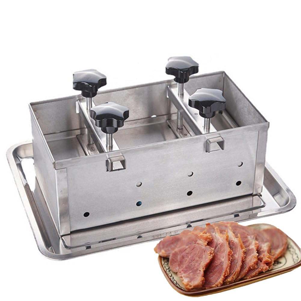 NGDFGR Hamburger Patty Maker With Twin-Screw Pressurization - Stainless Steel Meat Press Mould For Stuffed, Burgers, Slider – Perfect For Barbecue, Grilling, Beef - Ham Press Mo,5KG
