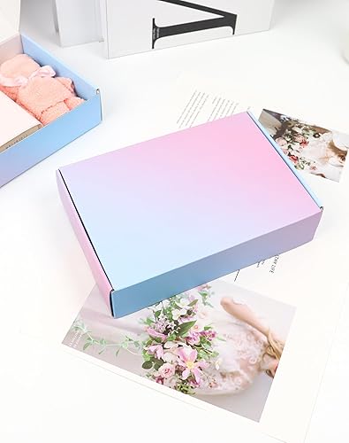 Miniatura 140 de Cajas de envío pequeñas de 6 x 4 x 2 pulgadas para pequeñas empresas, paquete de 30 cajas de correo moradas, caja de embalaje de cartón corrugado