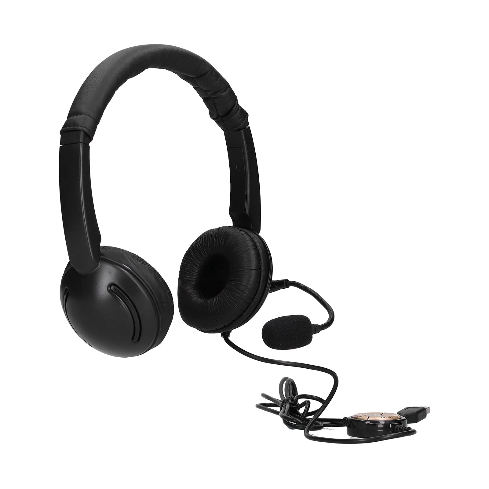 YedaHcy OY359 USB Wired Telephone Headset, Digital Audio Headphone with Microphone, Noise Reduction, Fit, for Call Centers, Webinars, and Business Communications