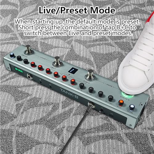 Jemora Pédale multi-effets pour basse, égaliseurs à 3 bandes, sortie symétrique XLR, 3 retards, 3 réverbérations, pédale d’effets pour basse, connexion BT, type-C, rechargeable pour basse électrique - Les Beatles, Paul McCartney, John Lennon, RIngo Starr, George Harrison Jemora Pédale multi-effets pour basse, égaliseurs à 3 bandes, sortie symétrique XLR, 3 retards, 3 réverbérations, pédale d'effets pour basse, connexion BT, type-C, rechargeable pour basse électrique – Image 4
