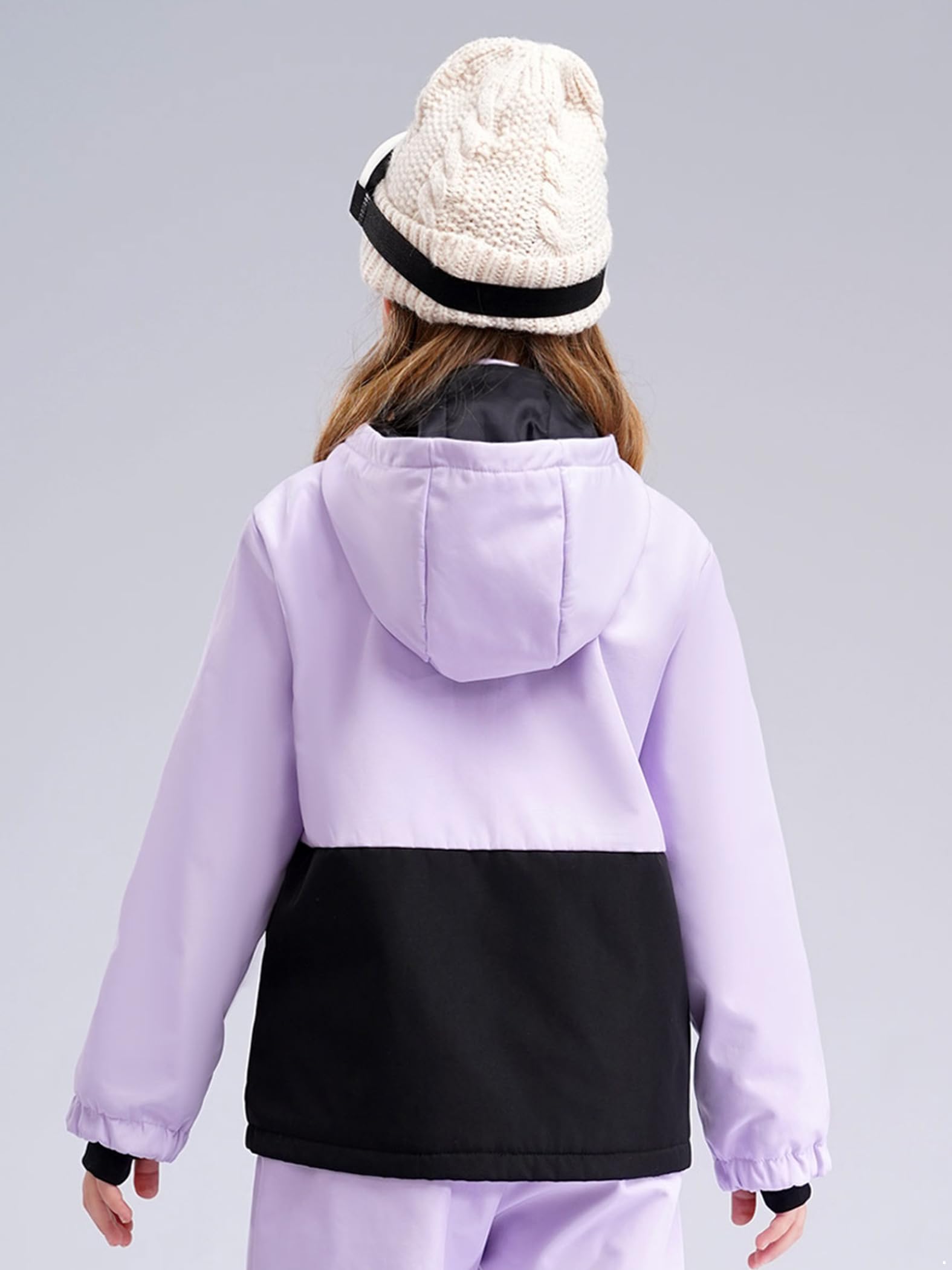 Chaqueta De Esquí Para Niñas Con Capucha Chaqueta Térmica Impermeable Chaqueta De Nieve Chaqueta De Senderismo Para Niños Outdoor Acolchada Cálida