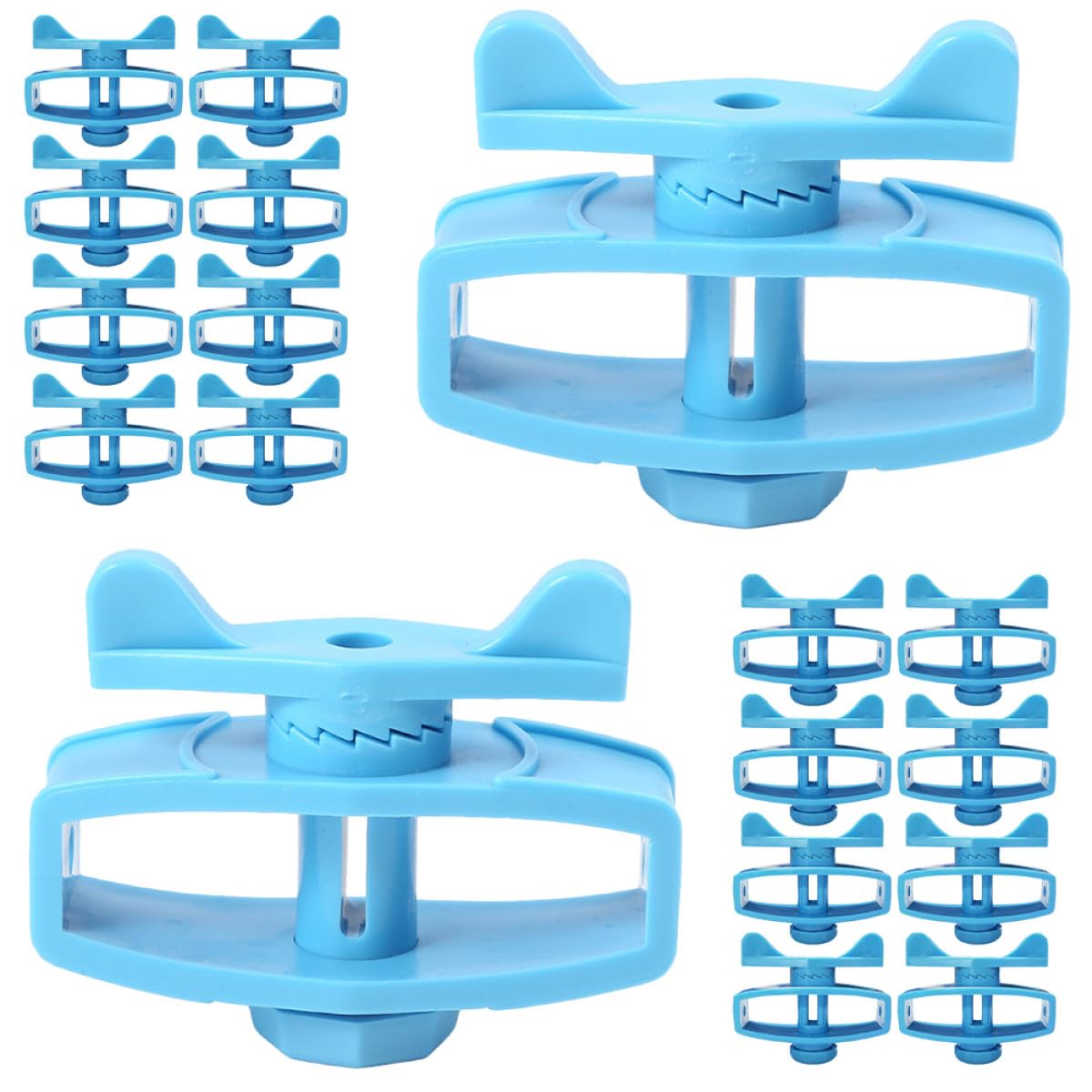 Artibetter Kit 24 Pezzi Tenditori Isolatori per Recinzione Elettrica, Tenditore per Filo Recinzione Bestiame in Plastica Resistente, Accessori Sicurezza per Fattoria e Allevamento