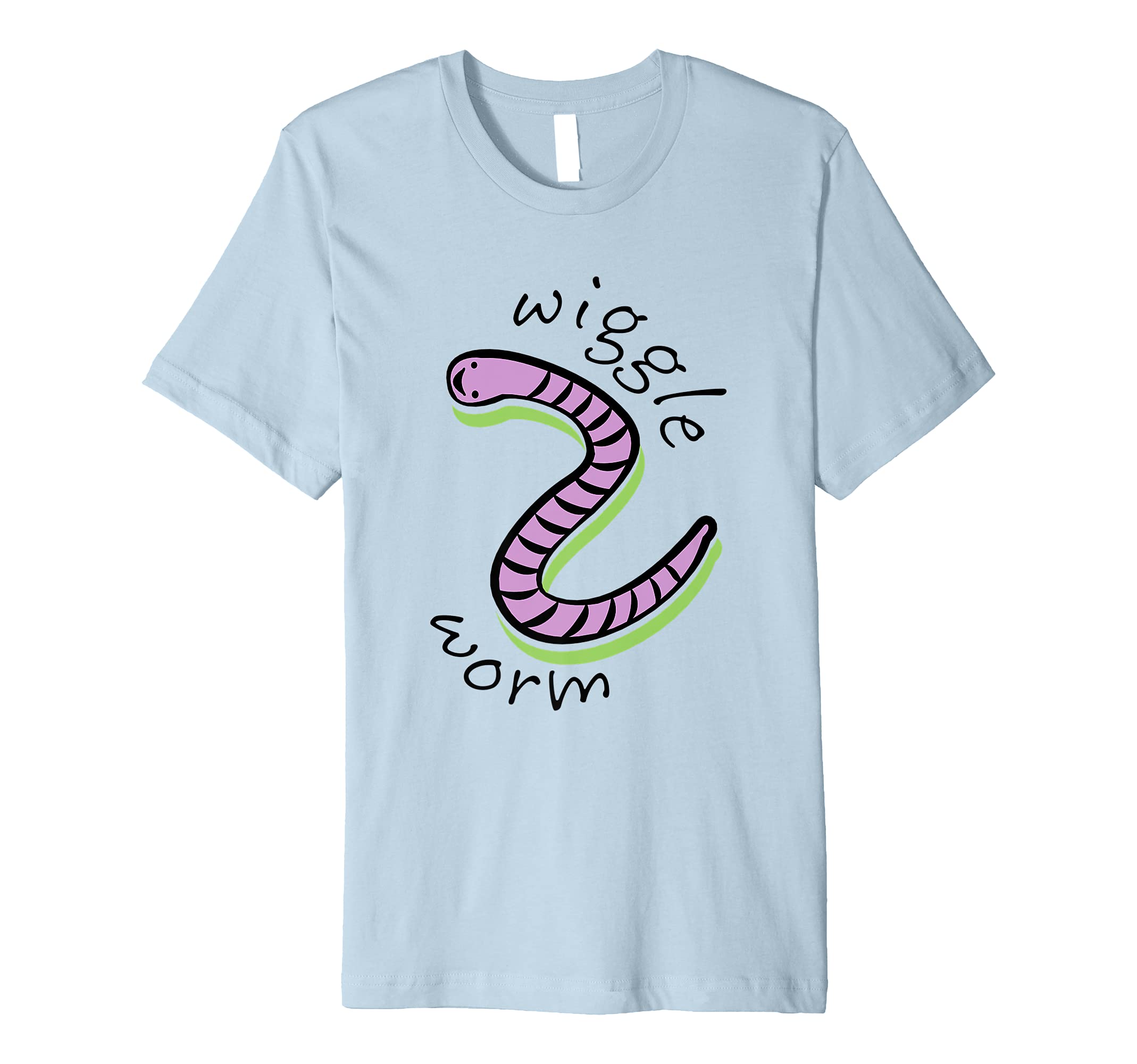 Funny Kid TeesCute Wiggle Worm Premium T-Shirt