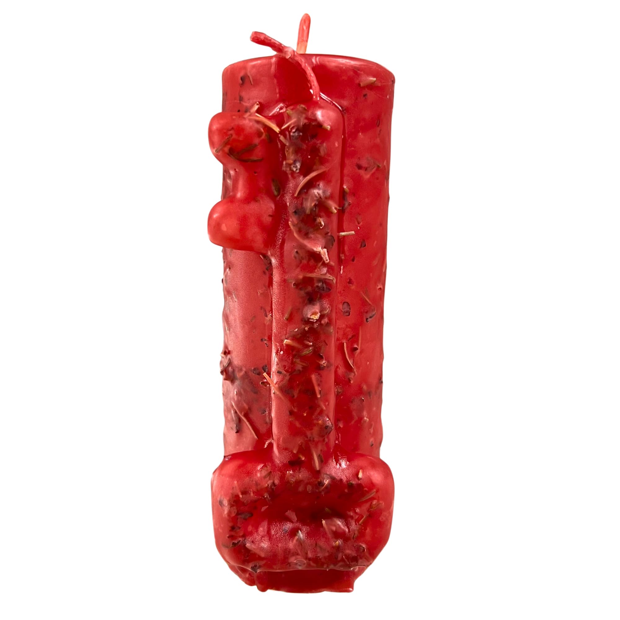 Velón Llave del Amor para Cualquier Petición Amorosa | Vela de 2 Mechas para la Atracción, Conseguir Pareja y Enamorar a la Persona Deseada | Con Lazo Rojo Especial e Instrucciones con Oración