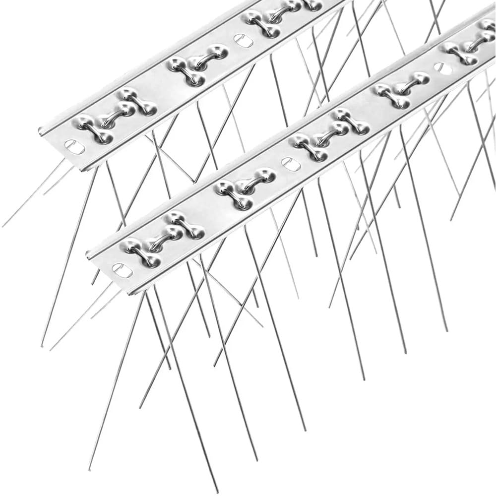 Pinchos For Palomas, 66-660 Cm, De Acero Inoxidable, For Disuadir Pájaros En El Techo, For La Parte Superior De La Cerca, For Gaviotas, For Disuadir Pájaros(16pcs- 528cm)