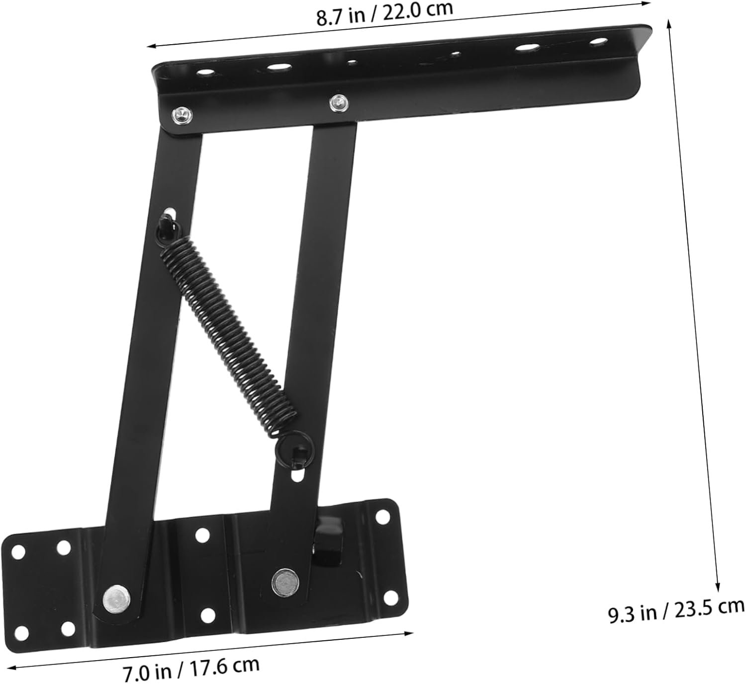 1pair Coffee Table Lifting Frame Hydraulic Spring Hinge for Height Construction for Living Room Furniture and Space-Saving