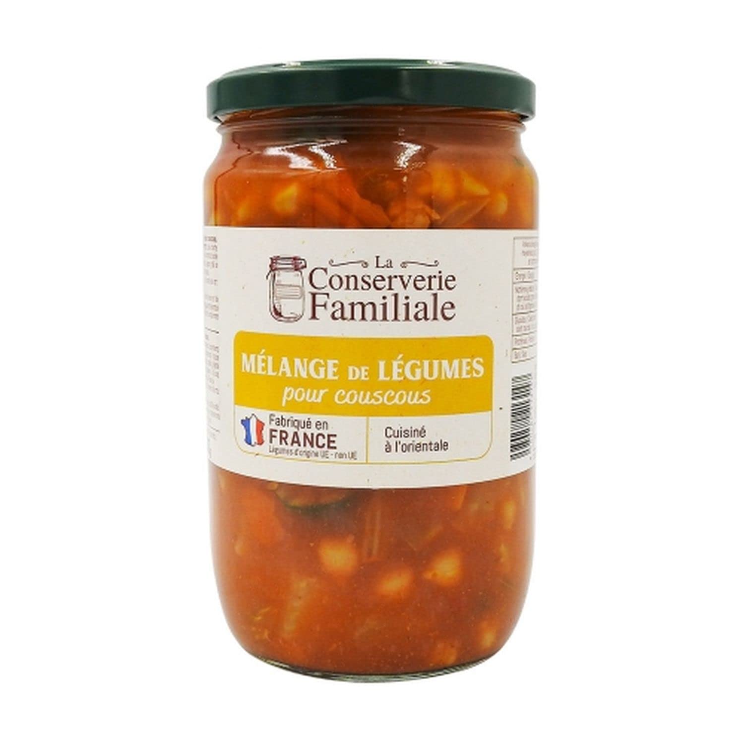 Lot 12x Légumes pour couscous - Bocal 660g