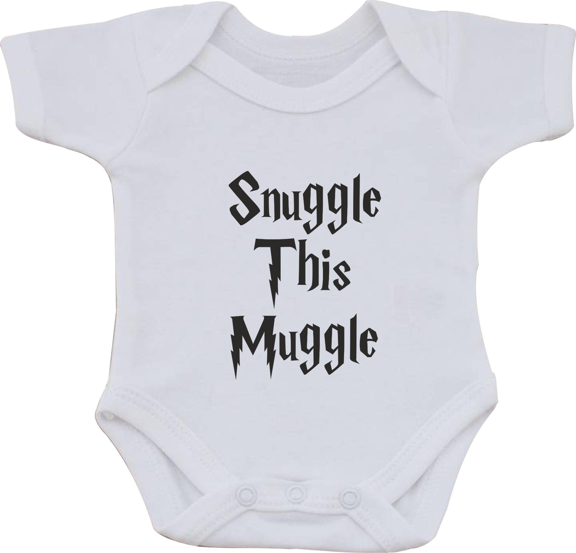 magic moments SNUGGLE THIS MUGGLE COTTON BABY VEST OR BIB (3 to 6 months)