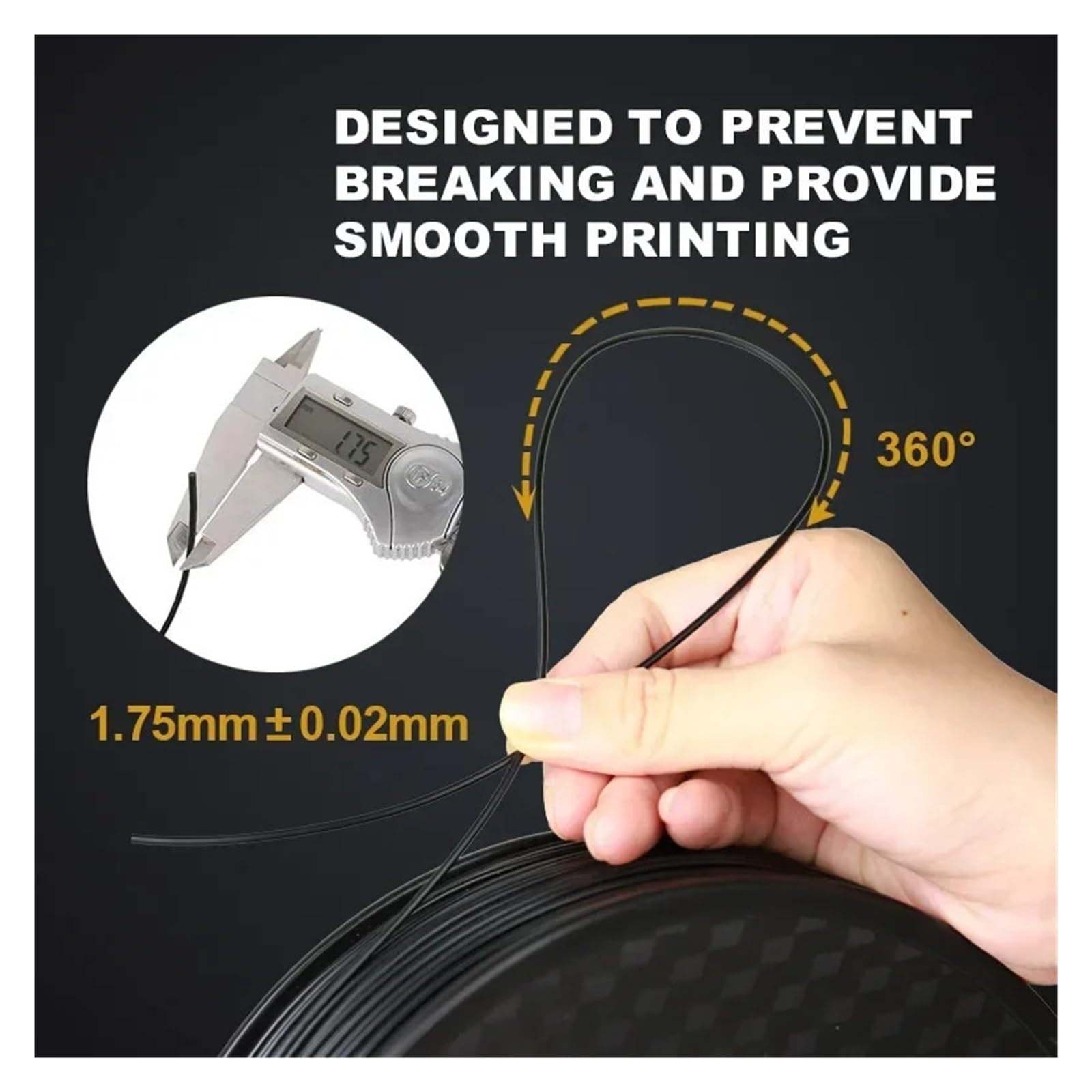 TPU-Filament, flexibles elastisches Gummimaterial, 1,75 mm, violett, kg | Vakuumverpackungsspule for allgemeine 3D-Druckgeräte