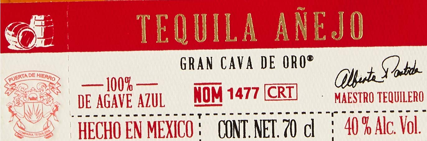 Cava de Oro Gran Anejo Tequila 0.7 l