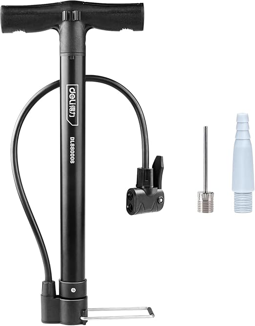 Bike Pump, [160PSI Fast Inflate] Diyife Portable Floor Pump, Ergonomic
