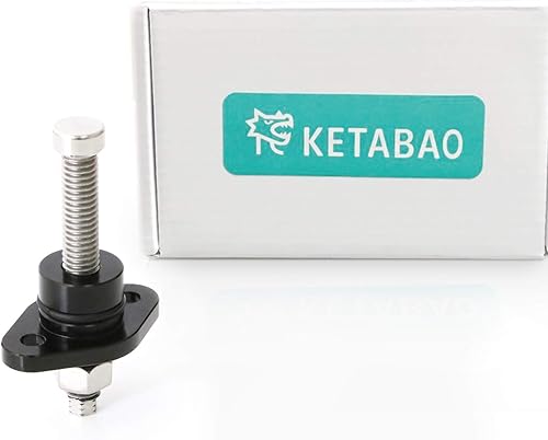 KETABAO Ajustador de tensor de cadena de leva Billet negro compatible con ZX6R NINJA 1996-2008 98 99 00 01 02 03 04 05 06 07 08