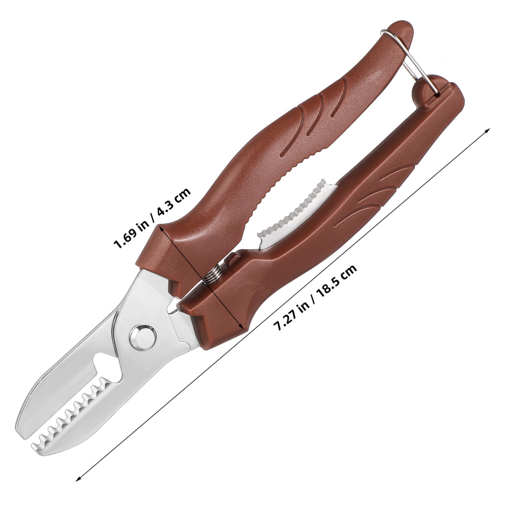 Hemobllo Stainless Steel Chestnut Cutter Tool Ergonomic Handle Heavy Duty Nut Cracker for Chestnuts Walnuts and Pecans Compact Design for Easy Storage and Use