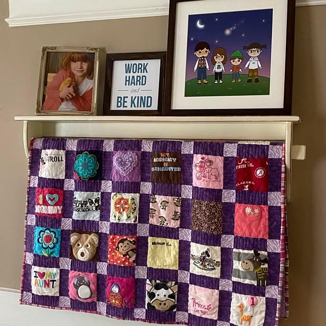 Quilt Hanger and Blanket Rack Display 50 Inch WIde