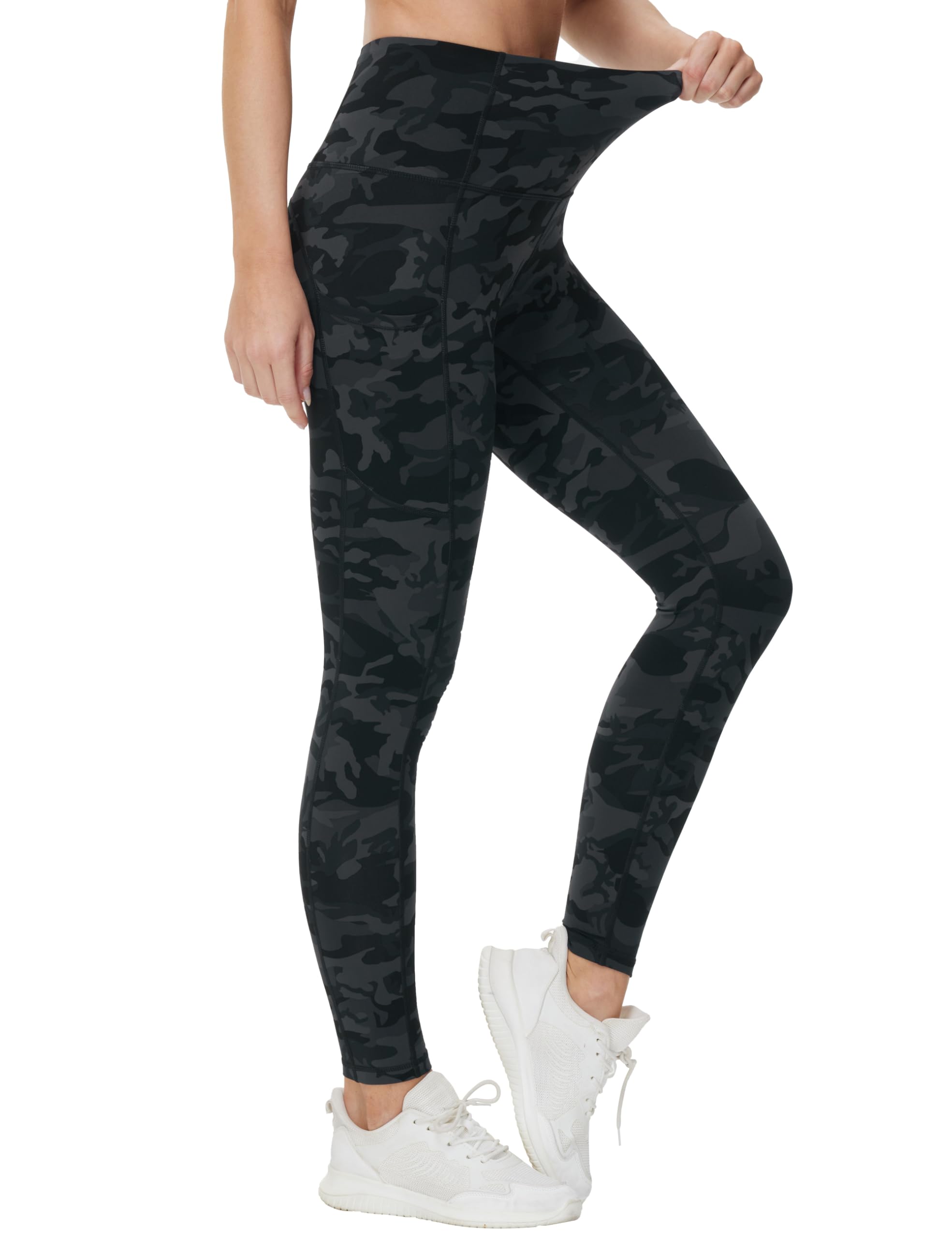 THE GYM PEOPLE Women's High Waist Yoga Pants Soft Tummy Control Athletic Workout Leggings with Deep Pockets
