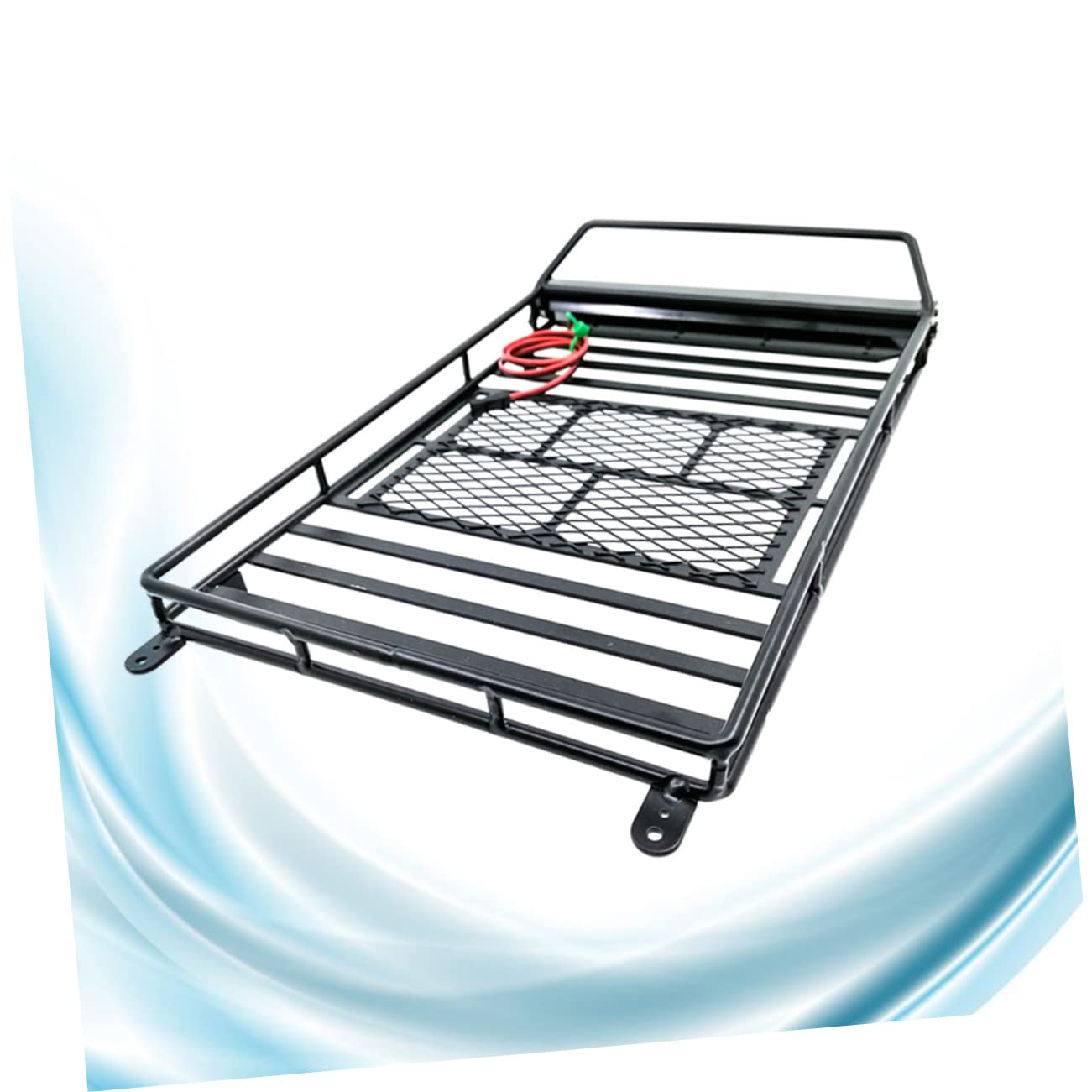 FOYTOKI Car Crawler Roof Luggage Bracket 1:10 Scale Compatibility Storage Rack Light Bar Easy Install