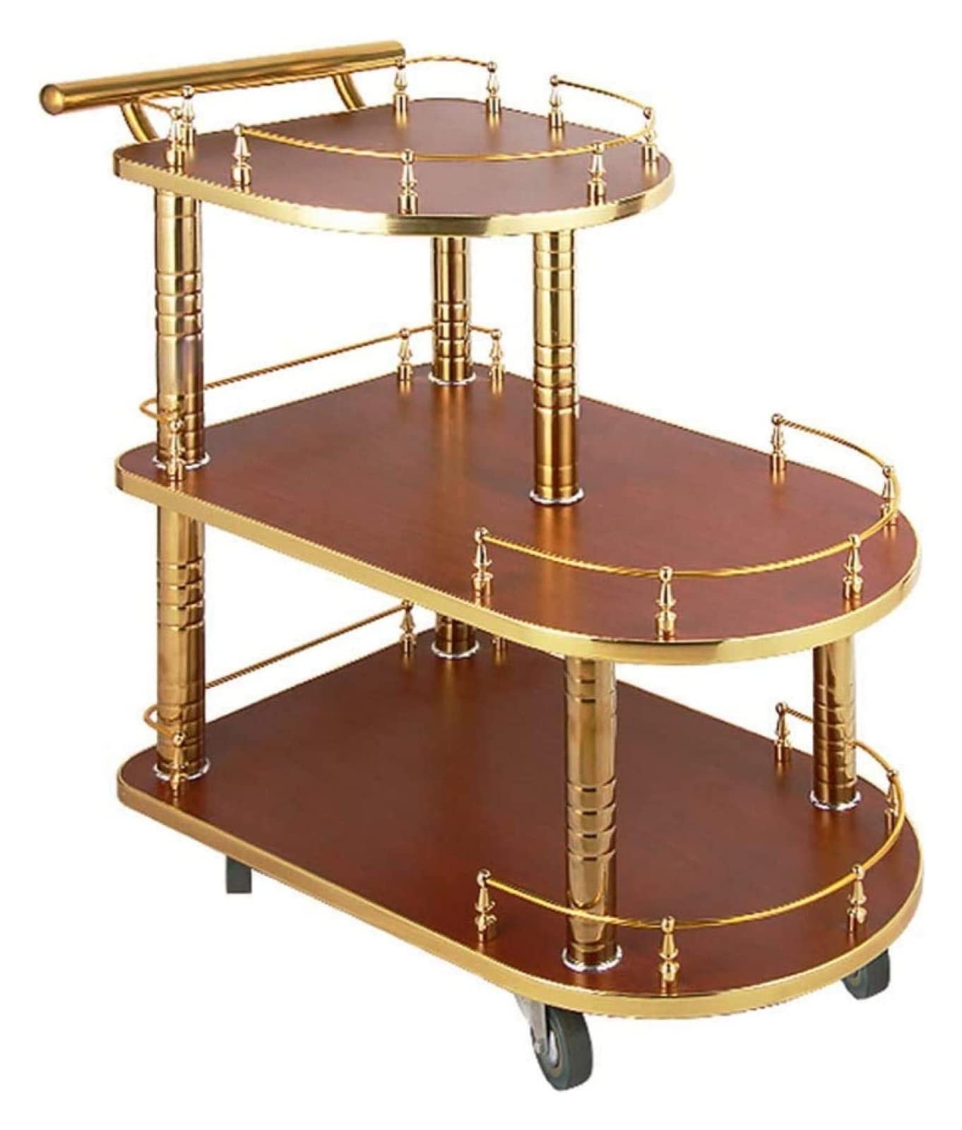 Carrito de Servicio de Bar para Hotel, Restaurante, carros de Almacenamiento de Cocina, carros de Servicio, Carrito de Comedor Europeo, Carrito de Vino móvil para Restaurante, Acer