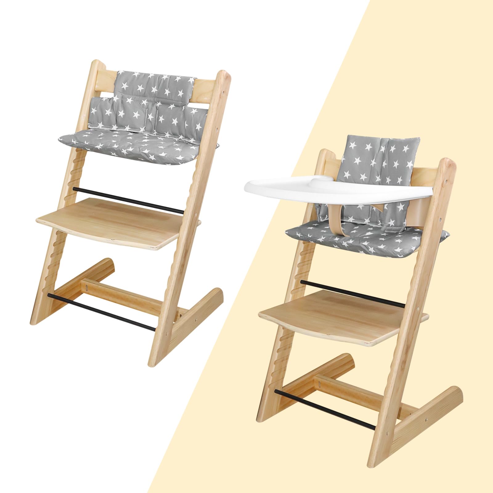 stokke high chair insert LLHQAMT for Tripp Trapp Cushion (Grey Star Pattern) GS) Nike Future Pro 2 in 1 Hanging Suitcase Color:Brandy Tooled When adjusted correctly
