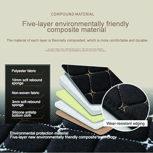 Miniatura 4 de 1 funda para asiento de automóvil, cojín para asiento delantero del vehículo, almohadilla protectora para bebé, SUV, agradable a la piel (frente