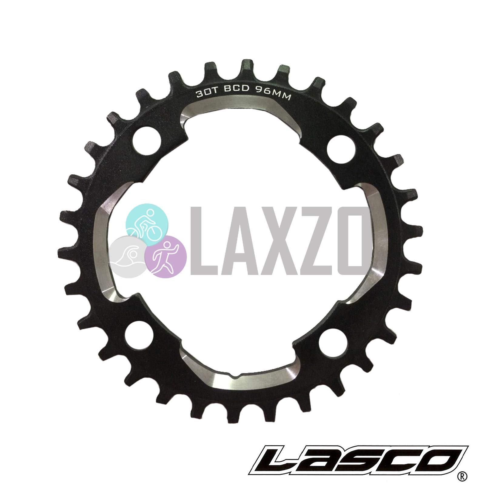 Chaîne étroite 96BCD 30T en alliage CNC noir pour vélo