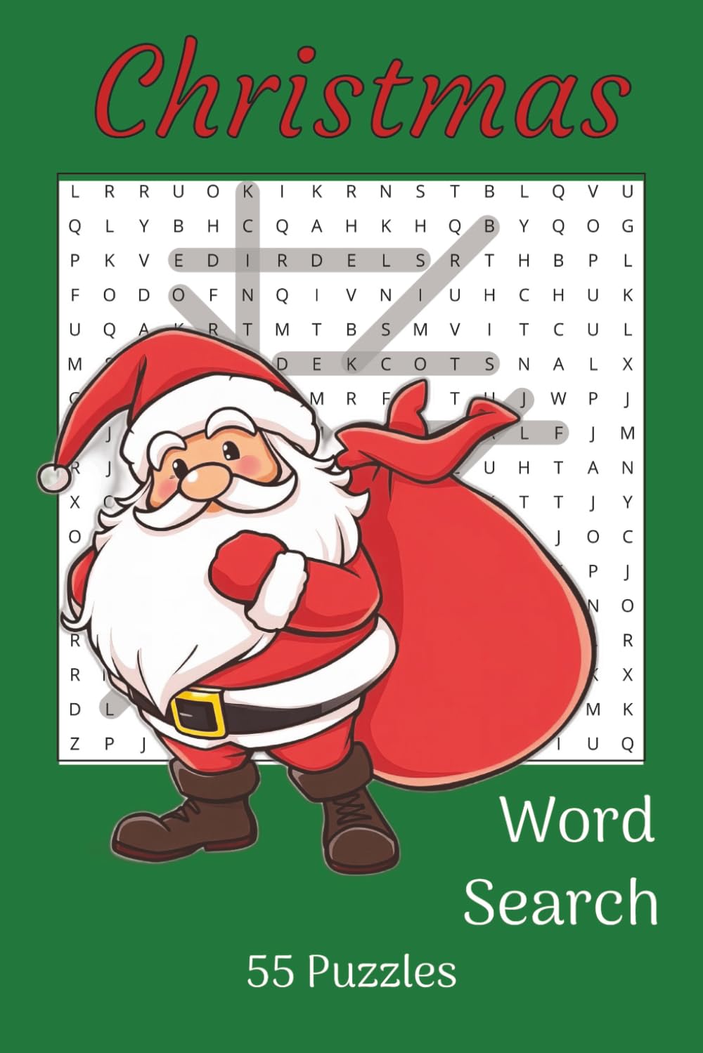 Christmas Word Search: Celebrate the Holiday with These Word Puzzles | 55 puzzles | Easy to Read Print | For Adults and Teens