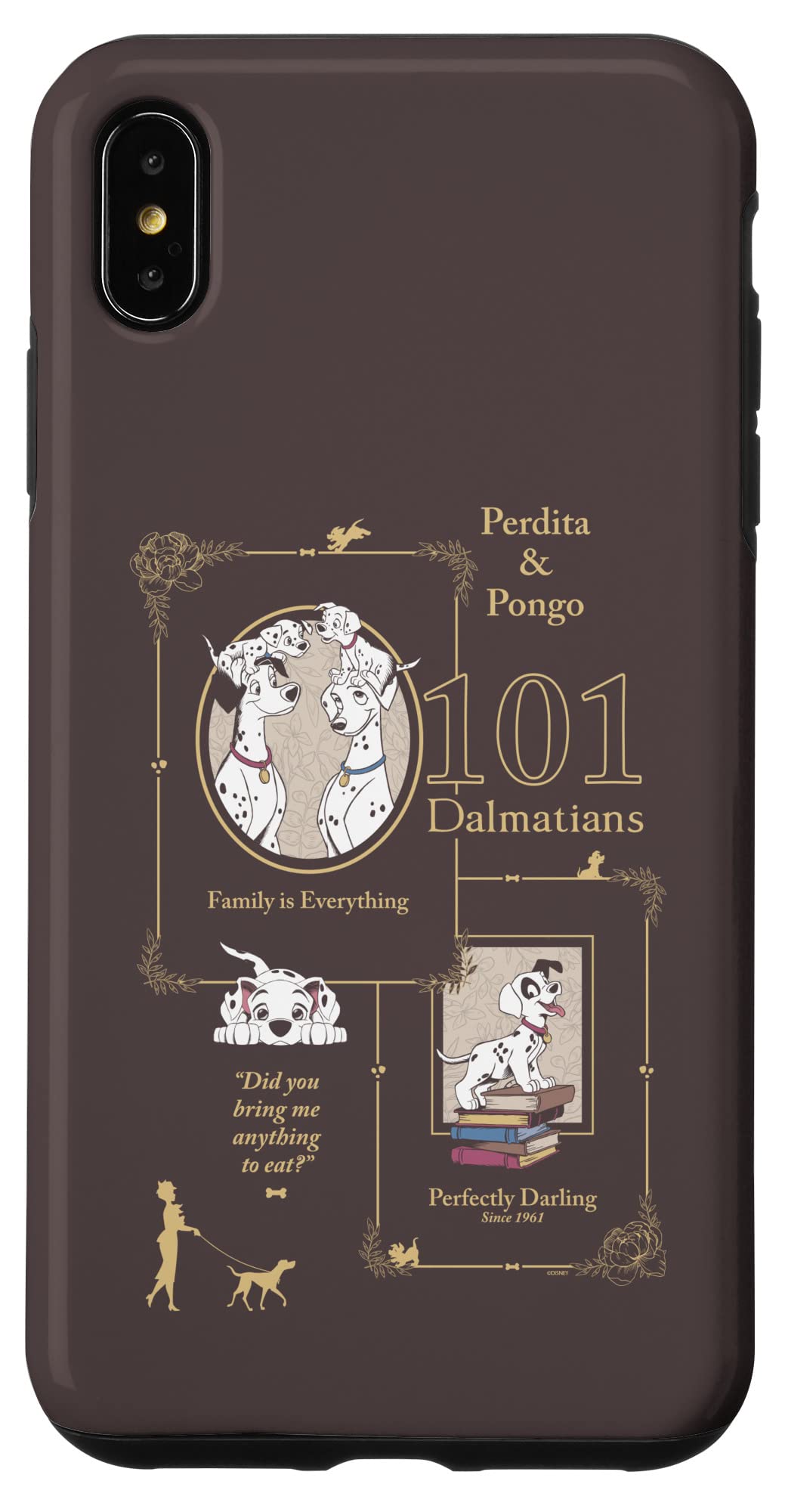 Coque iPhone XS Max Disney 101 Dalmatians Perdita & Pongo - 4