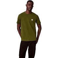 Calvin Klein Uomo T-Shirt Maniche Corte Badge Jersey Classic Tee in Cotone