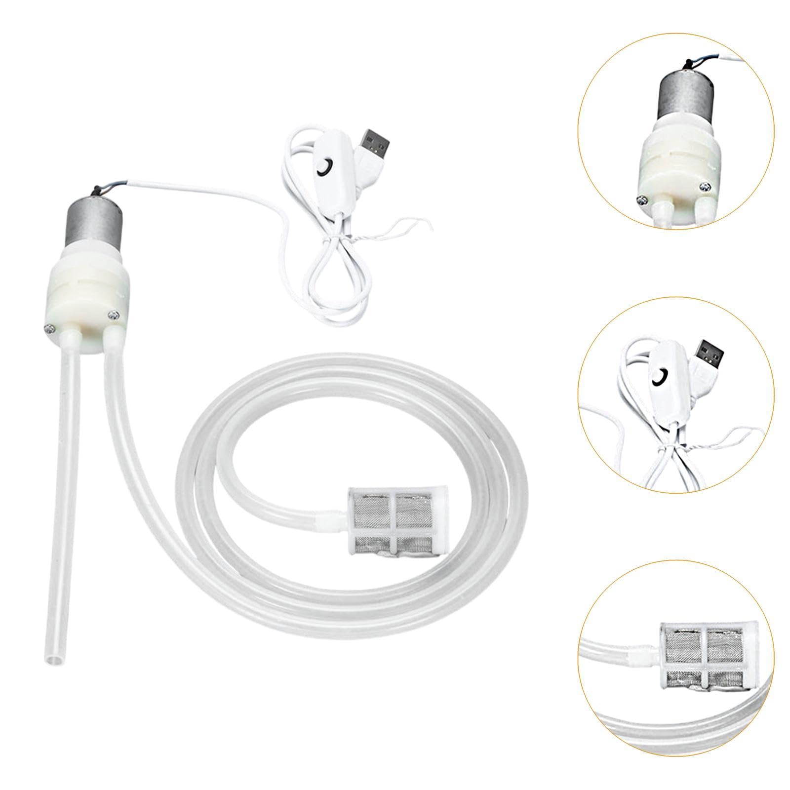 Wine Transfer Pump,Electric Siphon Self Priming Pump,Multipurpose,Wine Siphon,Compact Portable for Bottling for Kombucha Beer, 100cm Tube