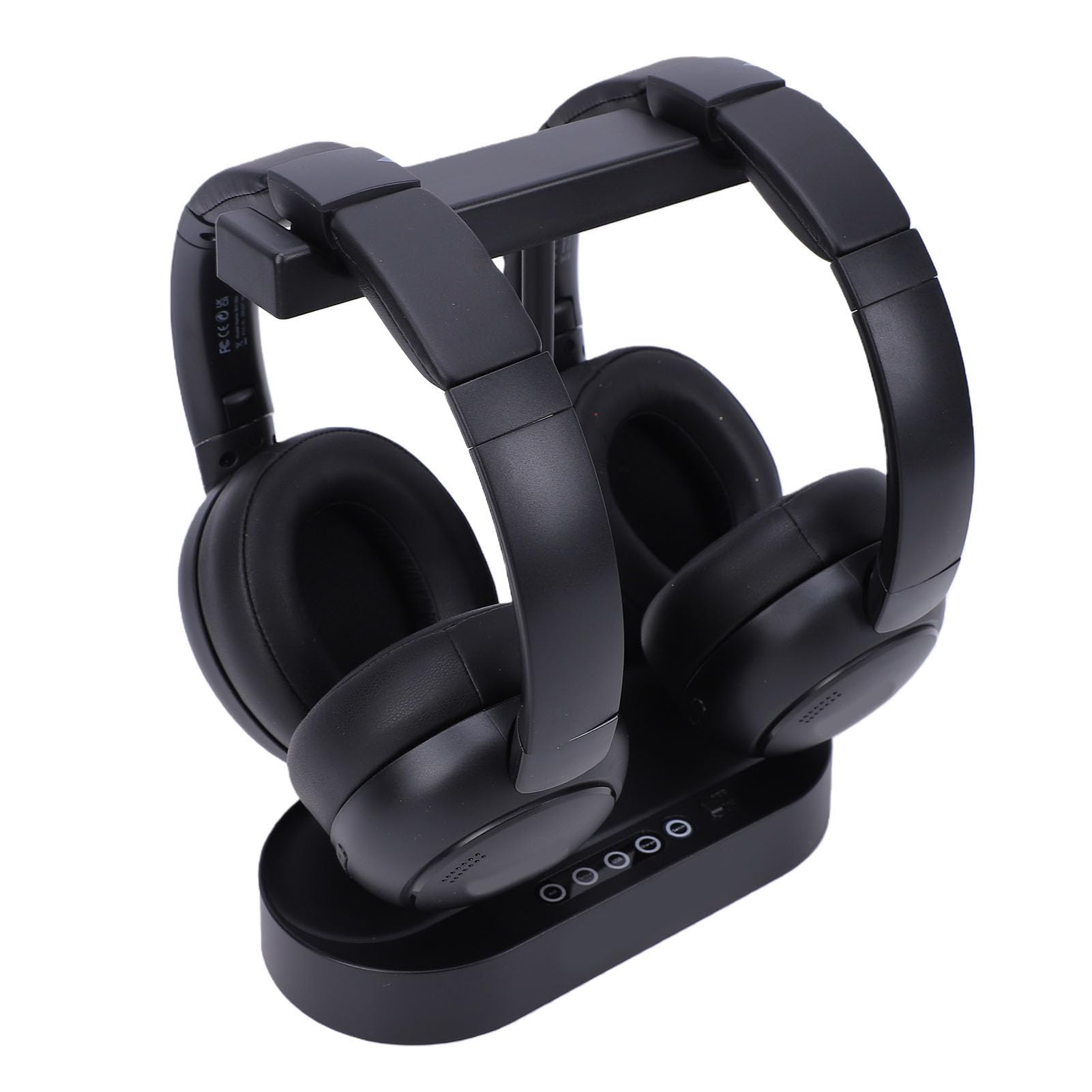 Goshyda Double Casque sans Fil pour Regarder la Télévision, Casque TV 2,4 GHz à Faible Latence avec Base de Chargement de L'émetteur, Bluetooth 5.4, Stéréo HiFi, pour Personnes âgées
