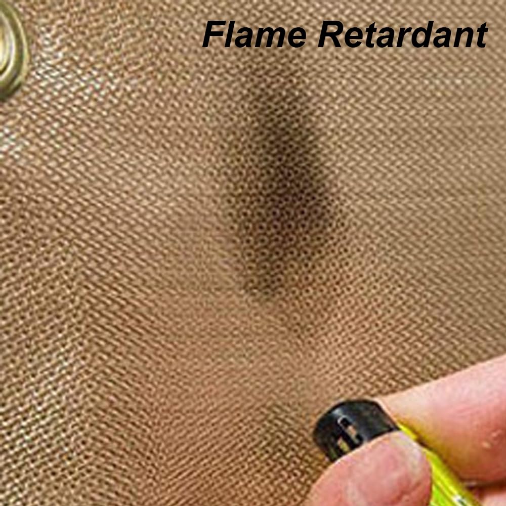 80 x 120 cm Tapis anti-étincelles pour poêles de cheminée, ignifuge 1000 °C