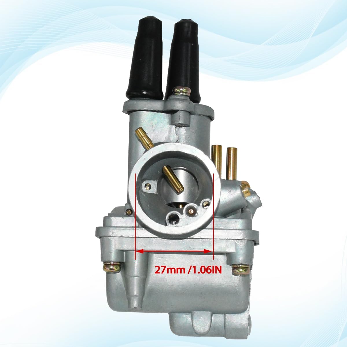 PW80 Carburetor For Yamaha PW 80 Y-Zinger Bike 1985-2006 Carb with Throttle Cable and Fuel Petcock Switch