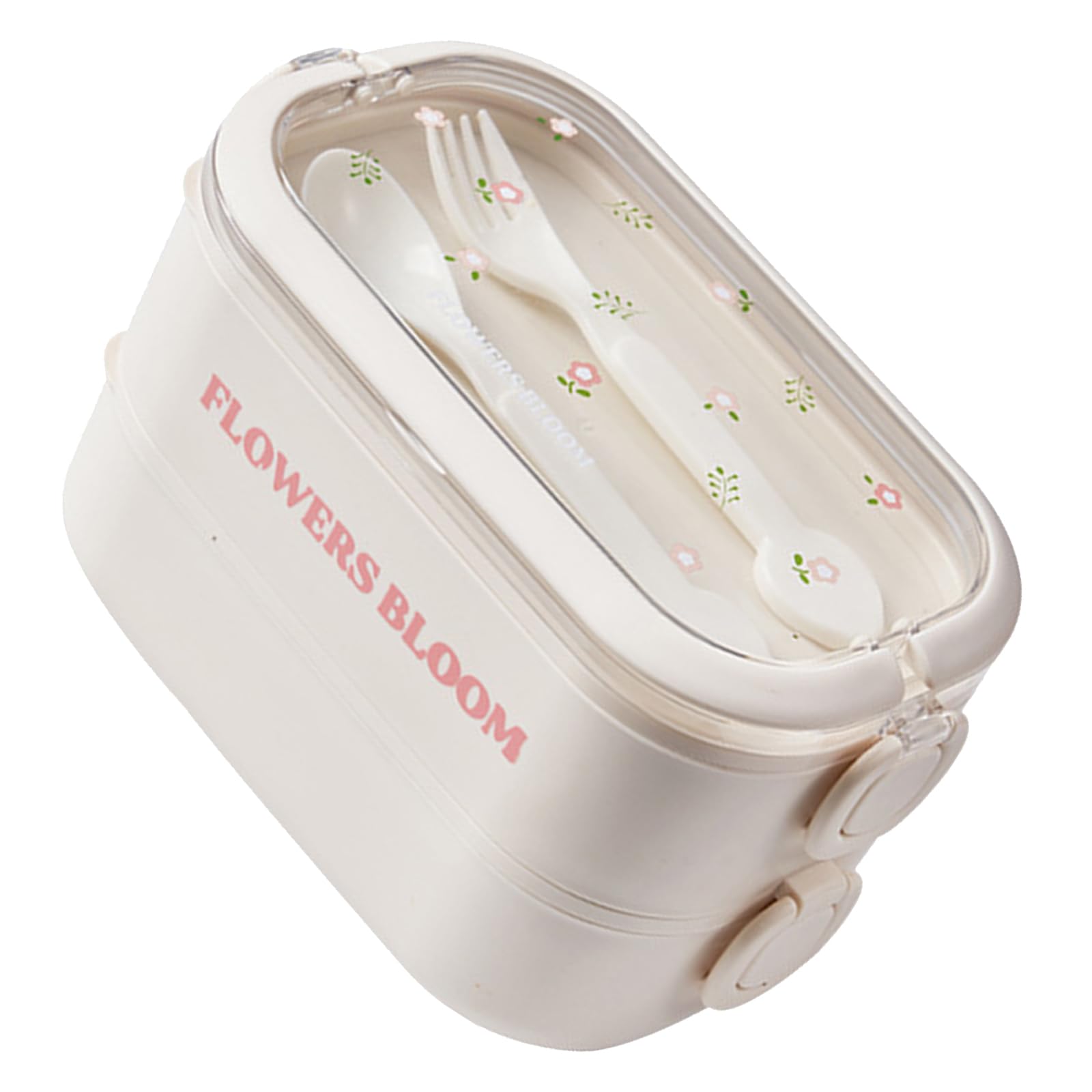 carotoe Food Safe Leak Proof Lunch Box Thermal Insulated with Cutlery for School Picnics Thermal Lunch Container Commuting Box Outdoor Stainless Food