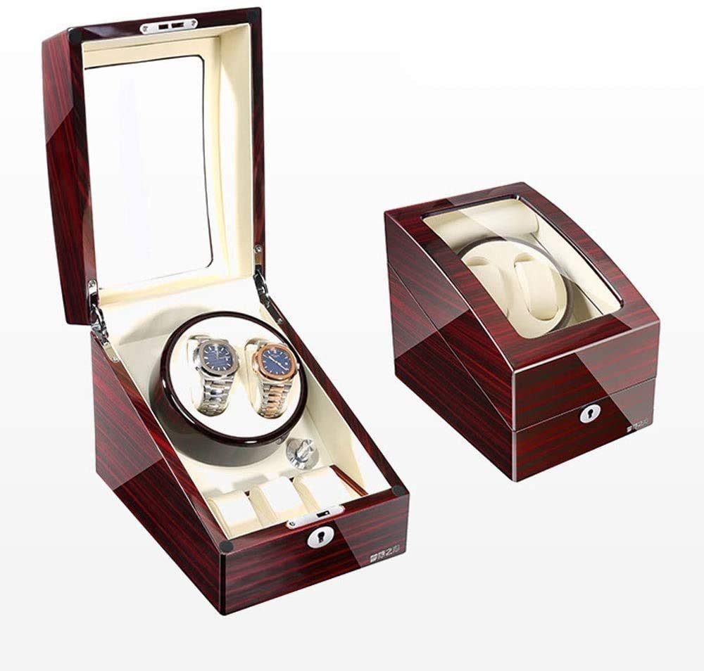 OLSKFUH Watch Winder Box Automatic Watch Winder Box Watch Winder 2 Watch Winder 2+3 Watch Winder Double Wooden Watch Winder Case,