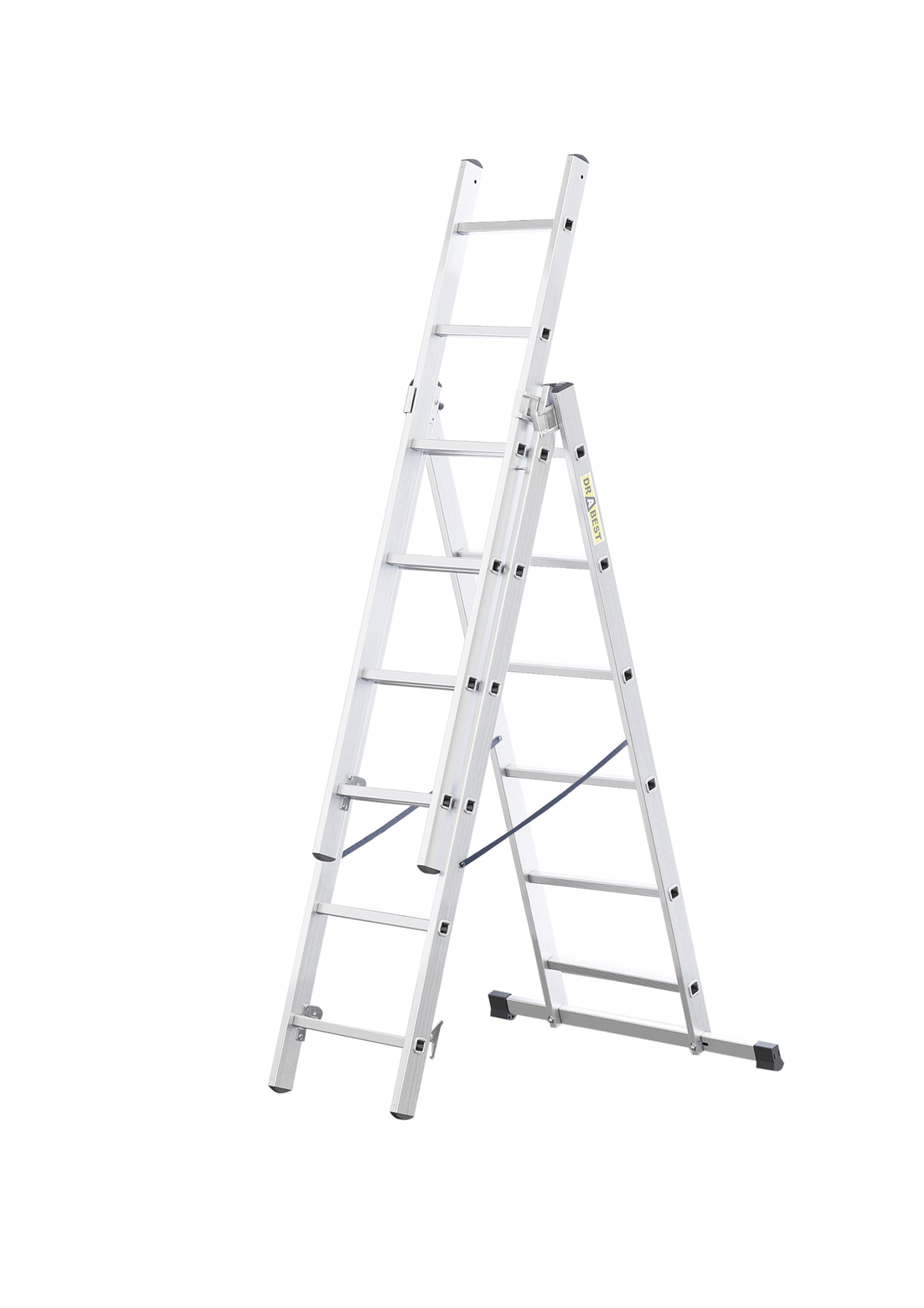 Drabest Aluminium Extension Ladder 9.1kg