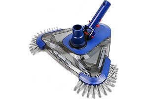 Poolvio Triangular Pool Vacuum Head with Side Brush