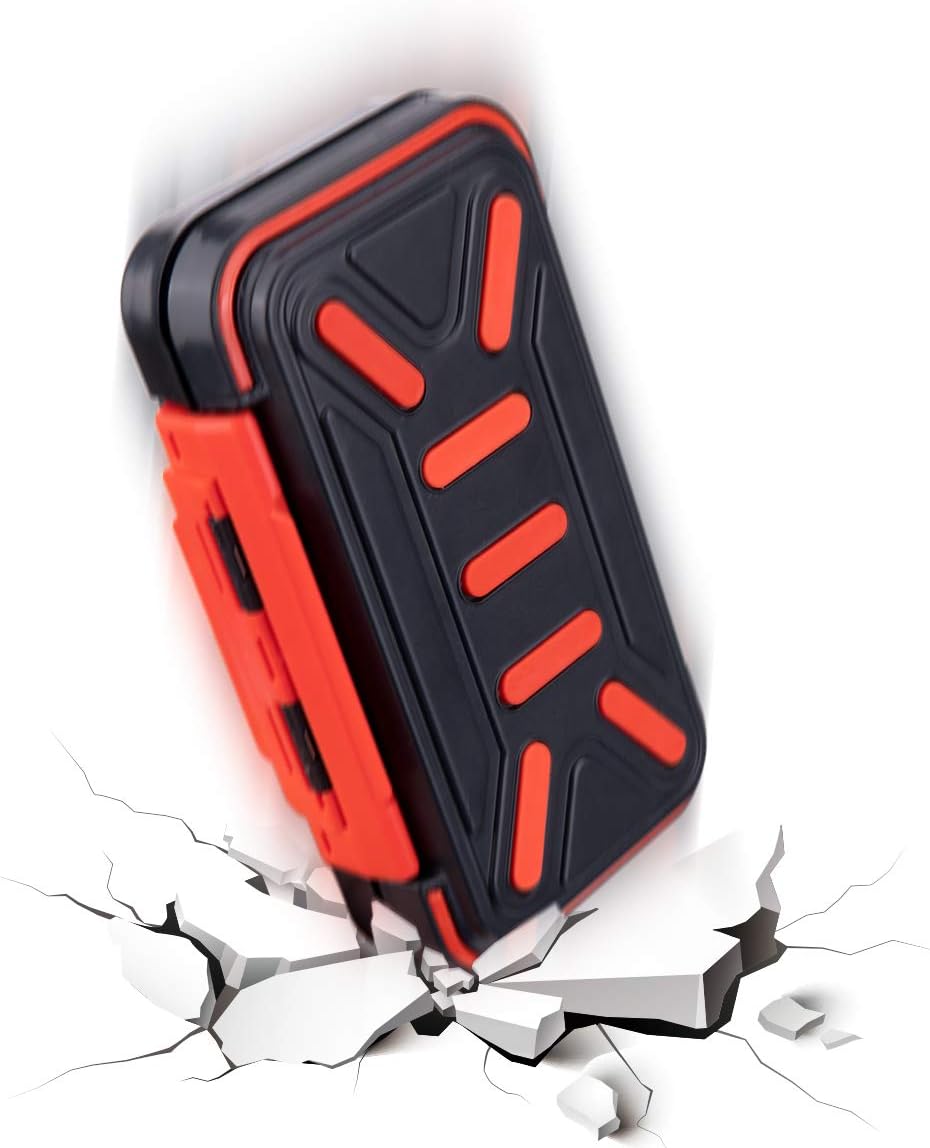 Meboyz 2 Packs Fishing Tackle Storage Trays,Fishing Tackle Box,Storage Organizer Box，Accessory Boxes，Thicker Plastic Hooks Waterproof Fishing Tackle Storage （Orange and Orange ） : Sports & Outdoors
