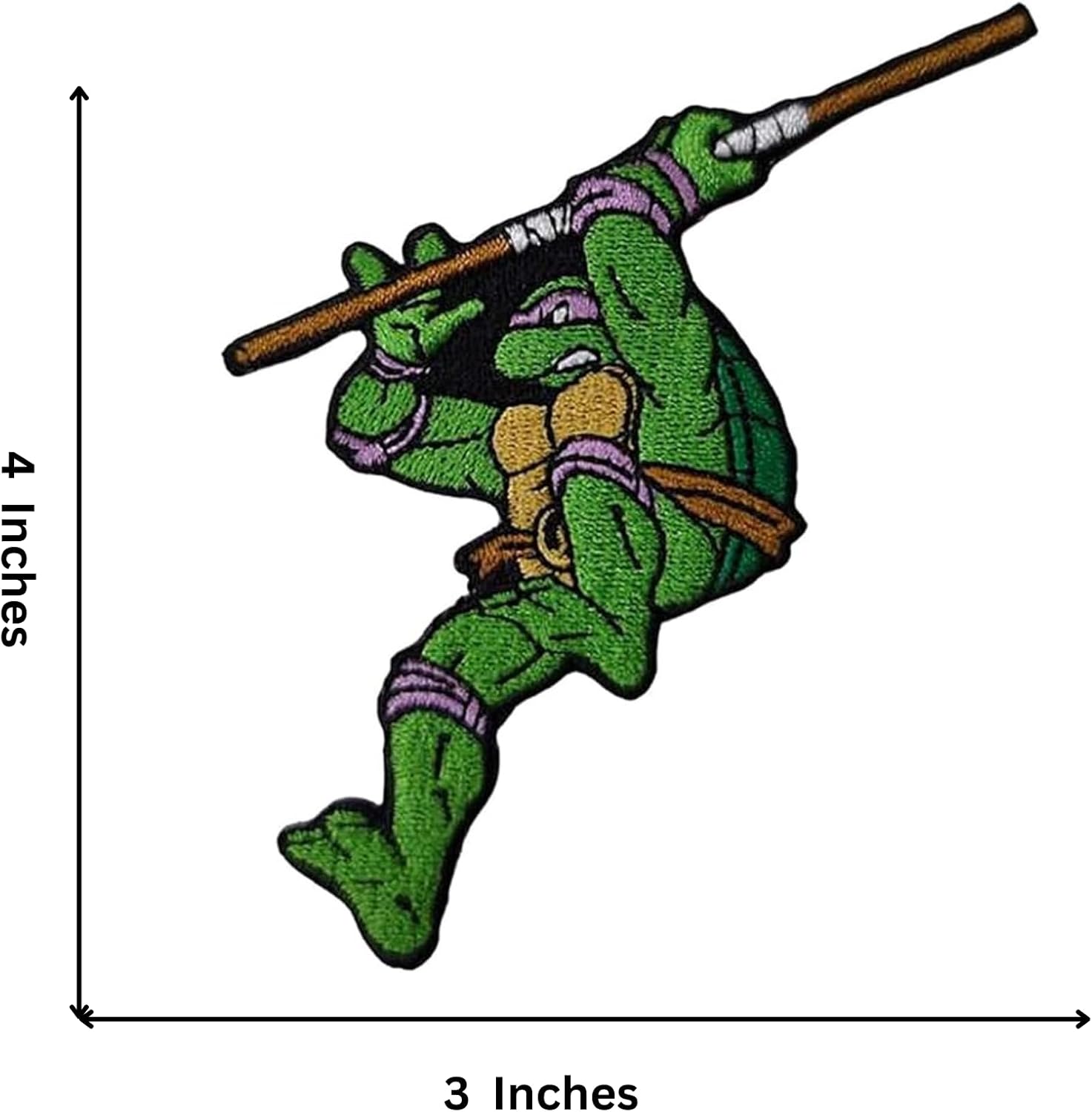 Donatello - 1980s Ninja Turtles Iron On Patch