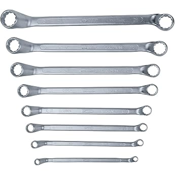 KS Tools 517.0248 CLASSIC Double ring spanner set offset 8 pcs 6-22mm