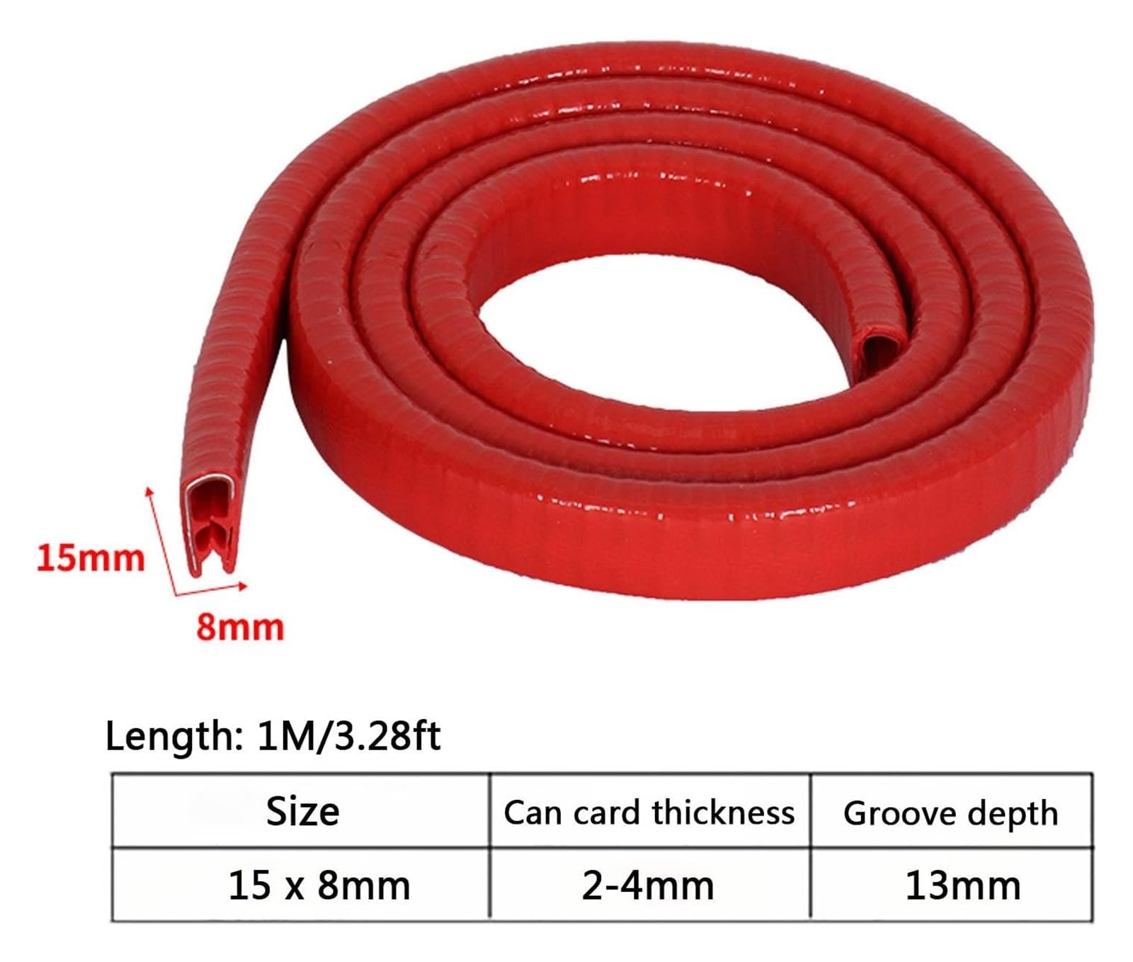 Protezione Porte Auto Modanatura In Cromo 20FT Per Auto - Protezione Bordi Porte Antigraffio Universale Paracolpi Portiere Auto - Foto 12