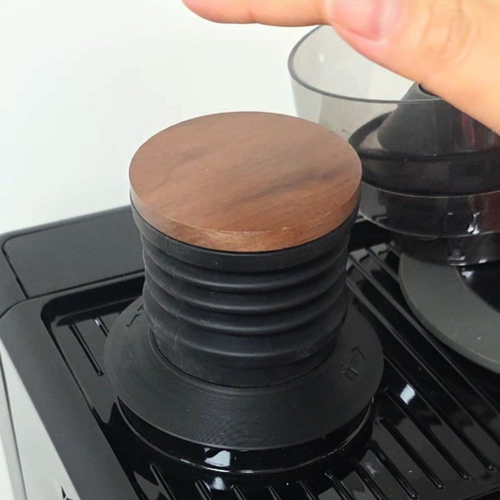 Molinillos de café portátiles Contenedor de granos de repuesto de silicona para exteriores y oficina accesorios de molino
