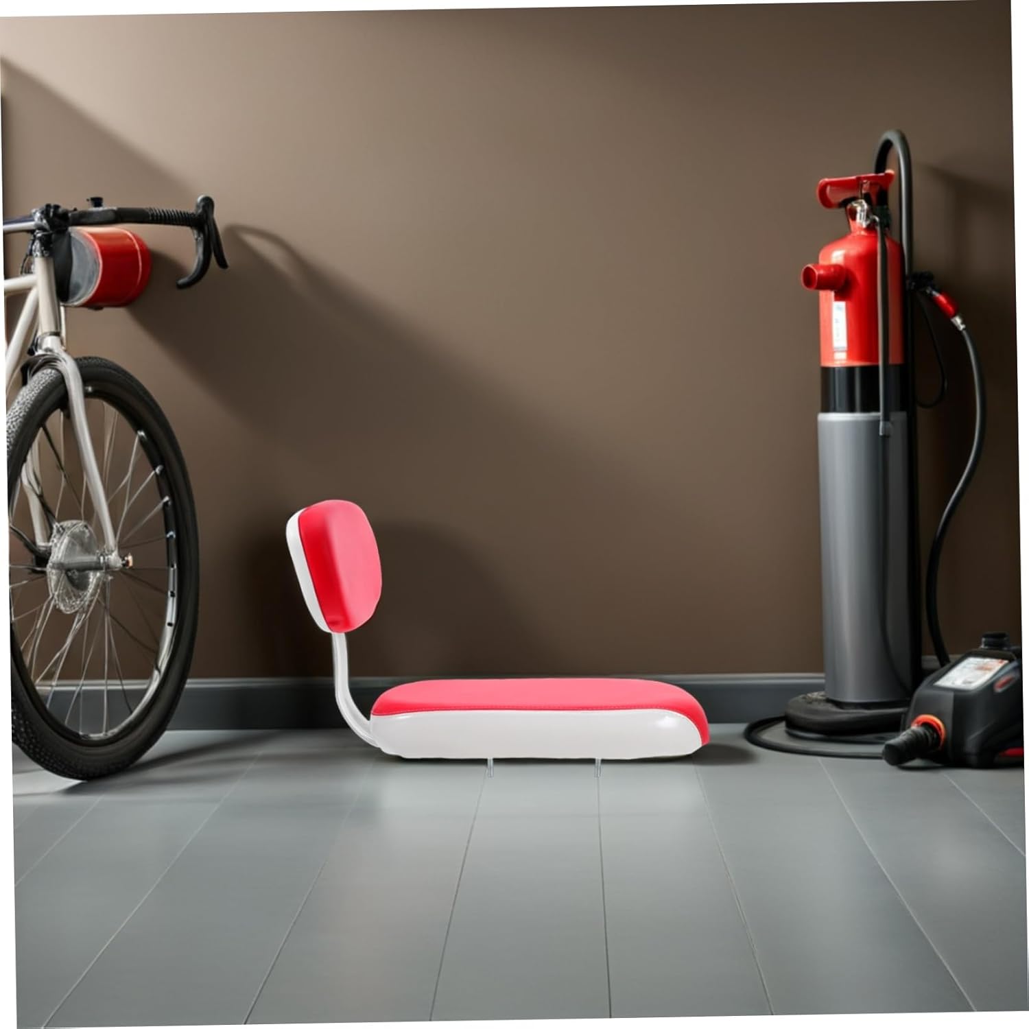 Bike Seat with Backrest Comfortable PU Bicycle Cushion for Adults and Durable Replacement Saddle for Mountain Trails and Urban Cycling