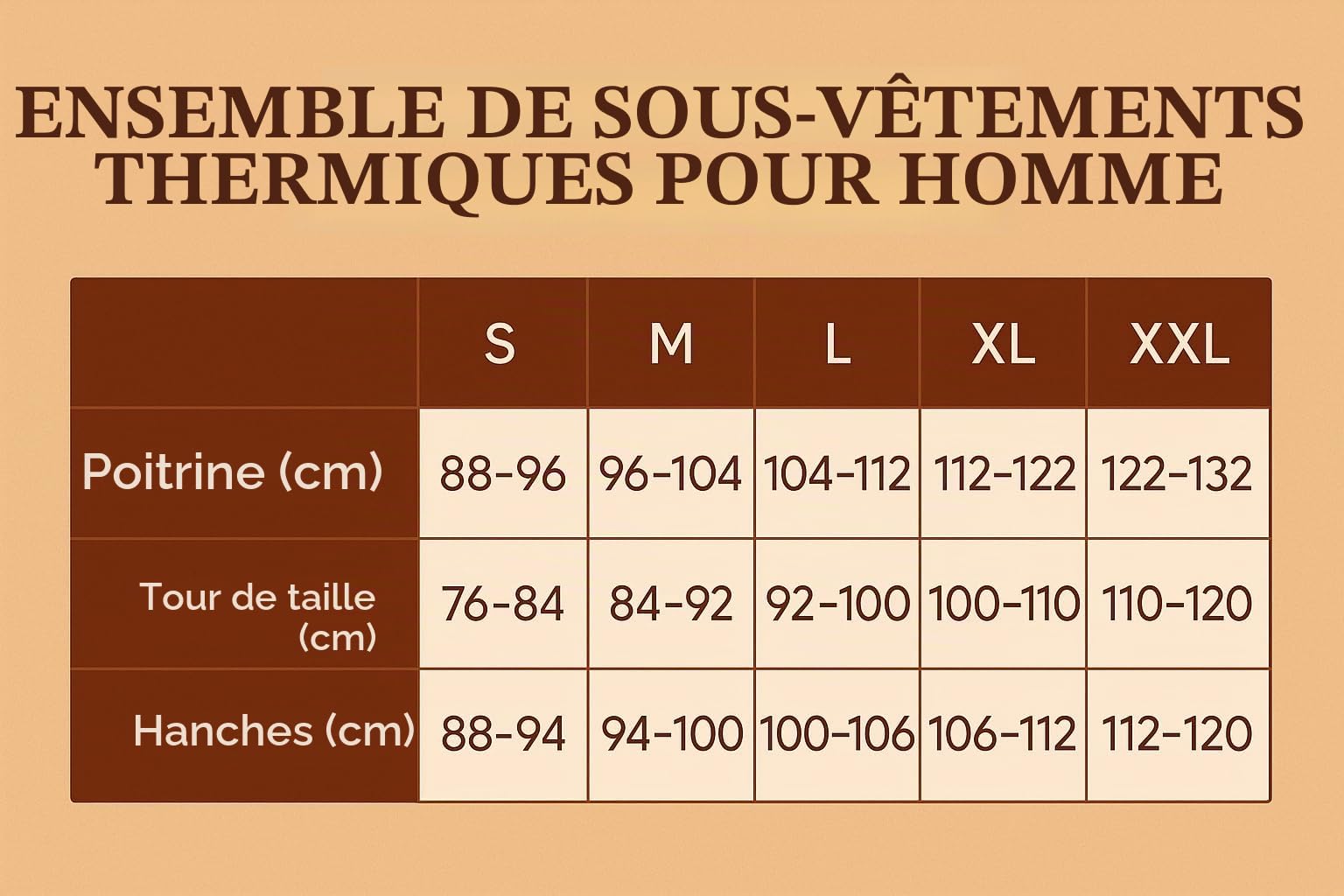 Ensemble sous-vêtements Thermiques Homme doublé Polaire léger Chaud Respirant Extensible Haut Manches Longues et Legging Hiver