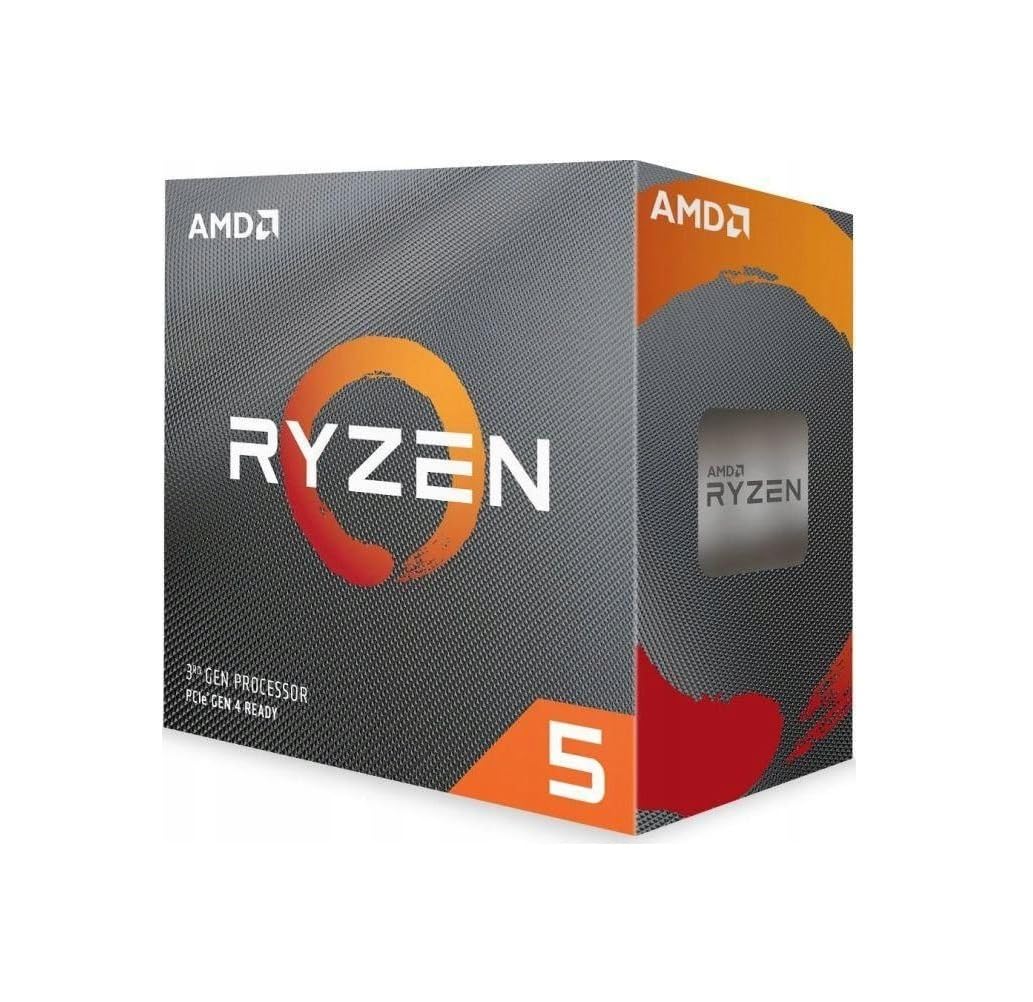 VIST Gaming PC Komplett Set Ryzen 5 3600 RX 7600 64GB SSD 1TB WiFi W11 LCD 24''