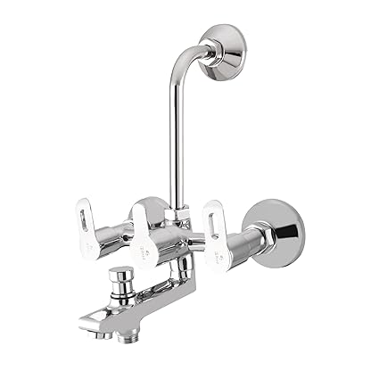 ESSE18 (OMS117#1) 3-in-1 Wall Mixer with Concealed Bend Pipe in 25mm Center Cartridge (Chrome Finish)