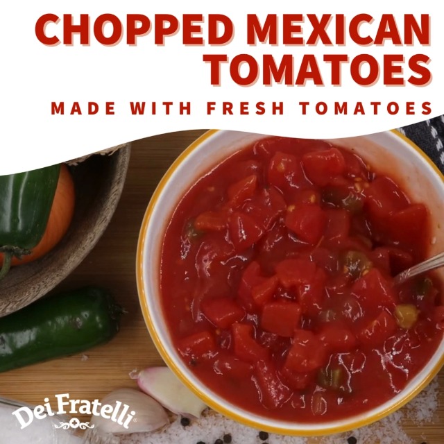 Amazon.com : Dei Fratelli Chopped Mexican Tomatoes with Jalapenos