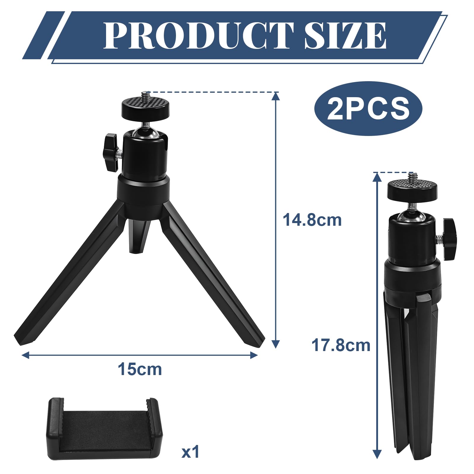 Support pour Smartphone et Pied Videoprojecteur 2 Pièces