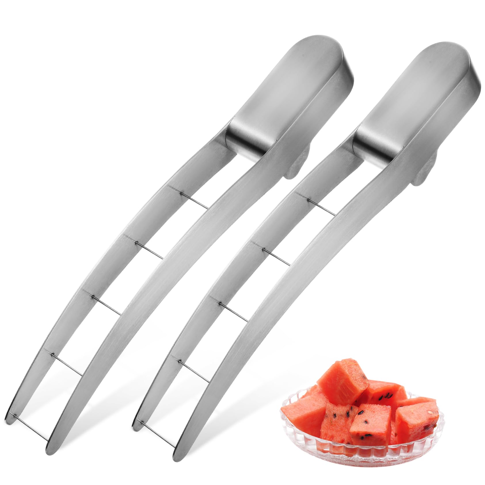 LALADEFIEE Watermelon Slicer 304 Steel Efficient Fruit Cutter Kitchen Gadget for Parties